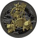 Mints Coins - FREYJA Dark Ruthenium Gilded 2 Oz Silver Coin 2000 Francs Equatorial Guinea 2026