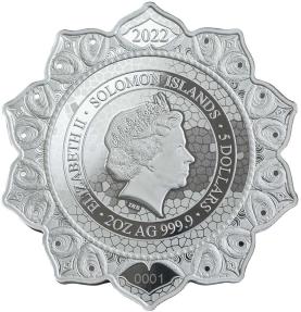 Mints - RAM OF THE 3RD CHAKRA Phil Lewis 2 Oz Silver Coin 5$ Solomon Islands 2022