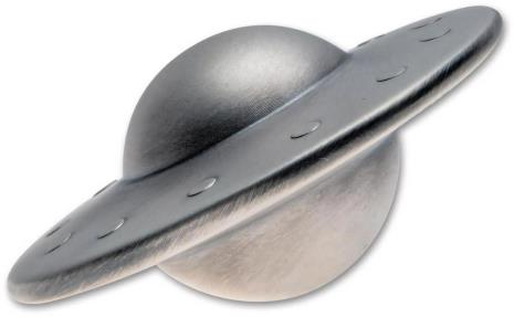 FLYING SAUCER Levitating Silver Coin 5000 Francs Chad 2024 | Mints