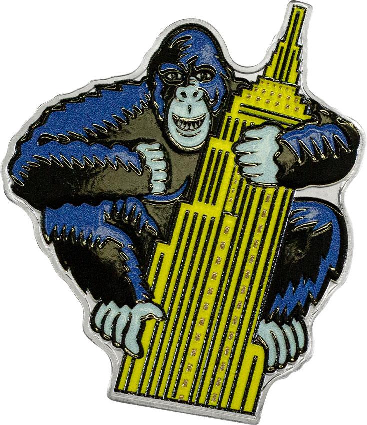 2023 ニウエ 1オンス Burton Morris ゴリラ シルバー  GORILLA Burton Morris 1 Oz Silver Coin 2$ Niue 2023 | Mints