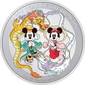 Mints Coins - HAPPY YEAR OF THE DRAGON Disney Lunar 3 Oz Silver Coin 10$ Niue 2024