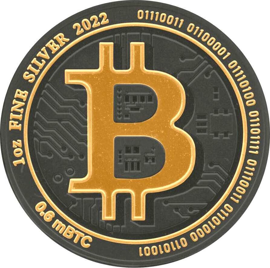 1 oz 2022 Gold Bitcoin