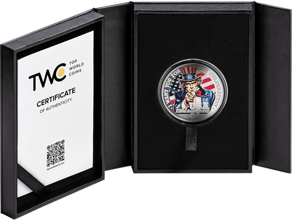 UNCLE SAM 1/2 Oz Silver Coin 1 $ Niue 2026 | Mints