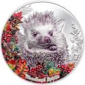 Mints Coins - HEDGEHOG Woodland Spirit 1 Oz Silver Coin 500 Togrog Mongolia 2021