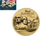 Mints Coins - MOUNT RUSHMORE 1/1000 Oz Gold Coin 3000 Francs Chad 2024