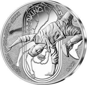 BREAKING Olimpic Games Paris Silver Coin 10€ Euro France 2024