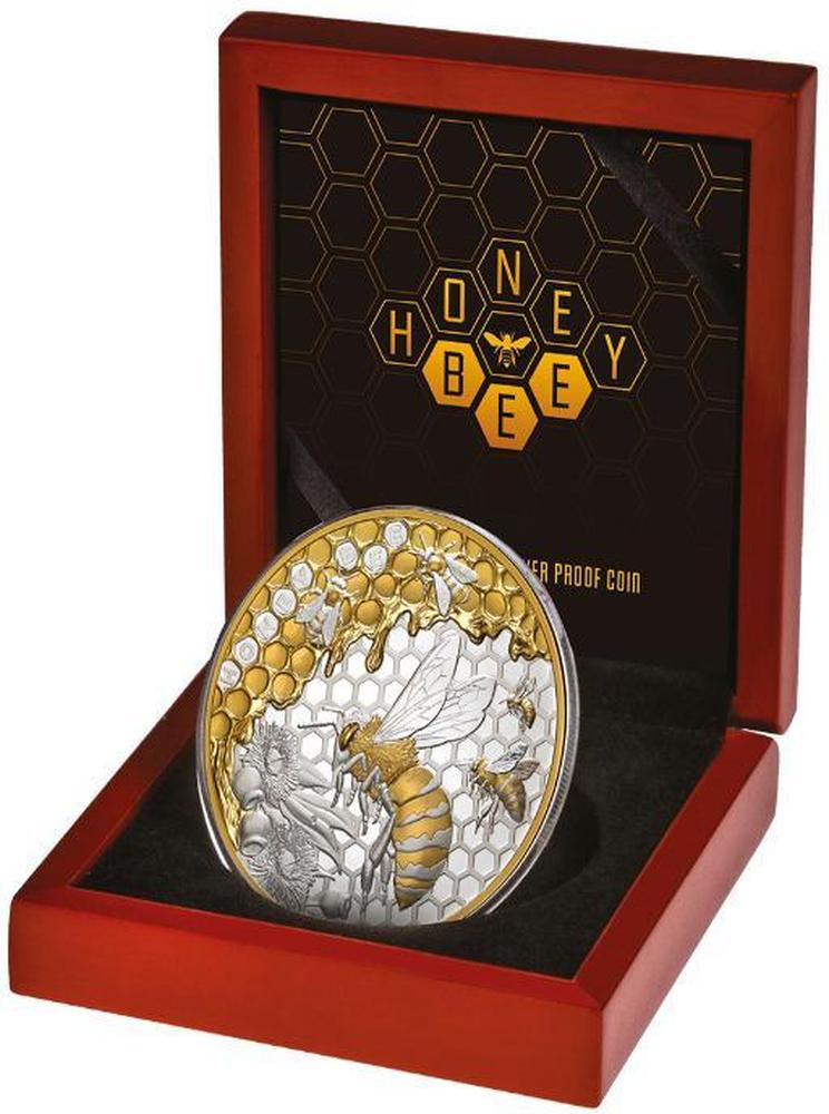 訳あり商品 Niue 10$ Coin Silver Oz 5 BEE HONEY 2025 Mints | ホビーラジコン