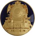 Mints Coins - STEAM TRAIN Gilded 2 Oz Silver Coin 2000 Francs Cameroon 2025