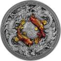 Mints Coins - KOI AND DRAGONS 2 Oz Silver Coin 10000 Francs Chad 2023