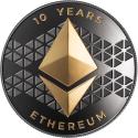 Mints Coins - ETHEREUM 1 Oz Silver Coin 0,001 Ether United Crypto States 2025