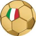 Mints Coins - ITALY FOOTBALL Sport Icons 1/1000 Oz Gold Coin 3000 Francs Chad 2023