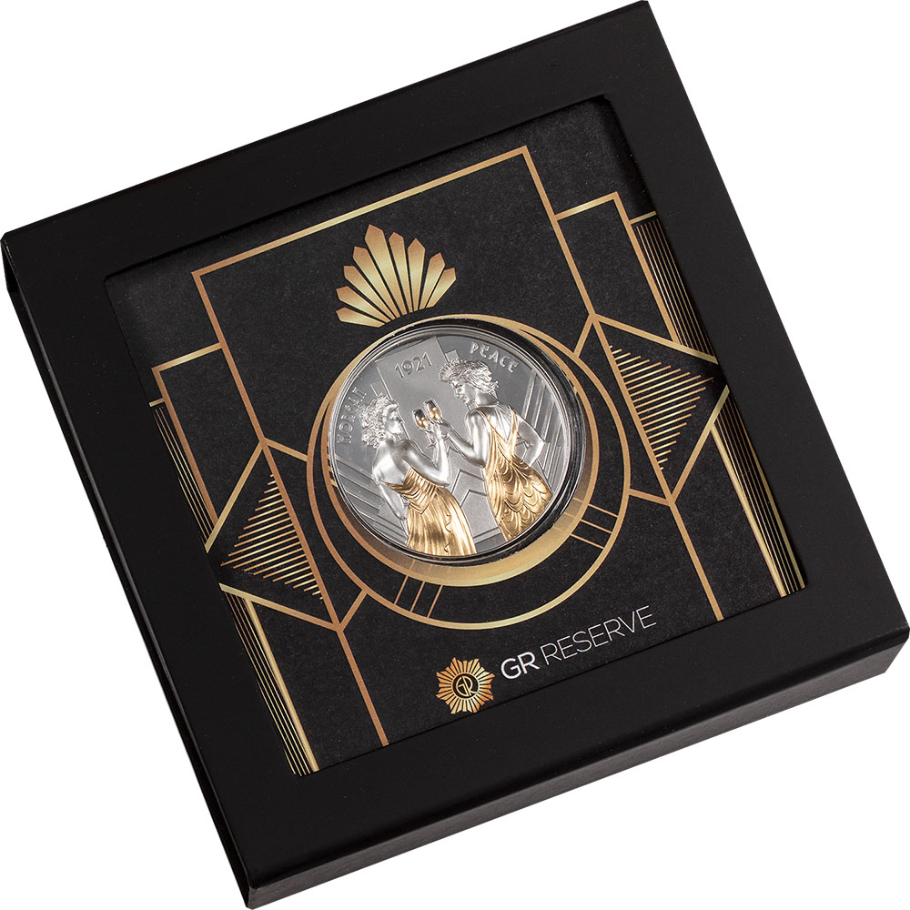 MORGAN AND PEACE 1 Oz Silver Coin 1$ Cook Islands 2021 | Mints