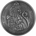 Mints Coins - LION OF ENGLAND Tudor Beasts Antique 2 Oz Silver Coin 5£ United Kingdom 2022