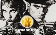 Mints Coins - BONNIE AND CLYDE 1/1000 Oz Gold Coin 50 Cents Niue 2025