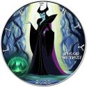 Mints Coins - MALEFICENT FOREST Queens of Darkness 1 Oz Silver Coin 1$ USA 2025
