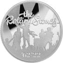Mints Coins - ROLLING STONES 5 Oz Silver Coin 10 Pounds United Kingdom 2022