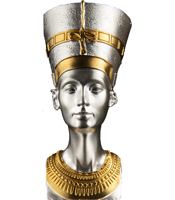 The presentation of the bust of Nefertiti