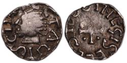World Coins - Merovingians Denar Poitiers - GINEGISELVS - Treasure of Bais