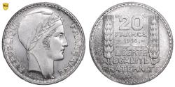 World Coins - Turin 20 francs Turin silver - 1936 - PCGS MS 65