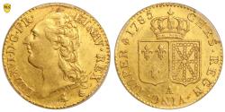 World Coins - Louis XVI Gold - Louis d'or à la tête nue - 1785 A Paris - PCGS AU 58 -  Hoard Treasure of Vendée
