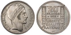World Coins - Turin Essai 20 Francs Turin - 1939 - CuproNickel
