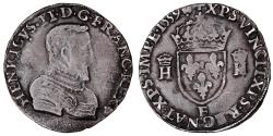 World Coins - Henri II Teston à la Tête Nue - 1559 F Angers - Type 1