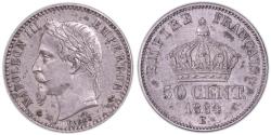 World Coins - Napoleon III Trial-Pattern - 50 centimes - 1864 E Paris