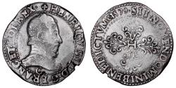 World Coins - Henry III Franc à col Fraisé - 1579 C Saint-Lô