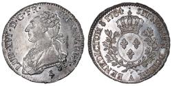 World Coins - Louis XVI 1/2 Écu aux Branches d'Olivier - 1784 A Paris