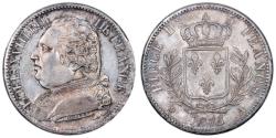World Coins - Louis XVIII 5 Francs - 1815 A Paris