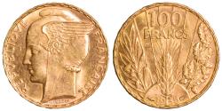 World Coins - Bazor Gold - 100 francs or Bazor - 1935 Paris