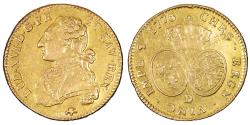 World Coins - Louis XVI Gold - Double louis d'or - au buste habillé - 1776 D Lyon