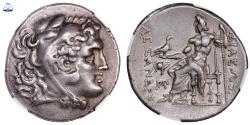 Ancient Coins - Alexander III Tetradrachm - Thrace Messembria -  NGC Ch VF strike 5/5 - surface 3/5