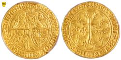 World Coins - Henry VI Gold - Salut d'or - Rouen - PCGS AU 58