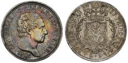 World Coins - Italy-Sardinia Carlo Felice - Lira - Torino - 1825 (L) - NGC AU 58