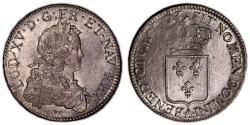 World Coins - Louis XV Ecu de France - 1723 A Paris - flan neuf
