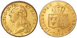 World Coins - Louis XVI Gold - Double Louis d'or - à la tête nue - 1786 I Limoges