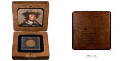 World Coins - Sweden Luxury wooden box - Karl XI 1666-1686 - 1/6 Ore - Shipwreck Treasure - Baltic Sea Latvian city of Riga