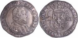 World Coins - House of Savoy Duchy of Savoy - Charles Emmanuel I - Ducatoon - 1591 T Turin - R5