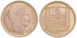 World Coins - Turin Trial Pattern - 5 francs Turin 1929 - Cupro-aluminium