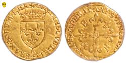 World Coins - François I Gold - Écu d'or au soleil - PCGS AU 58