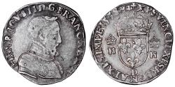World Coins - Henry II Teston à la Tête Nue - 1558 D Lyon - Type 1


