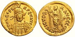 Ancient Coins - Leo I Gold Solidus - Constantinople
