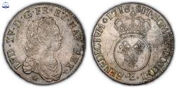 World Coins - Louis XV 1/2 Écu au vertugadin - 1716 E Tours - NGC MS 61