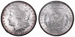 World Coins - United-States 1 Dollar Morgan - 1880 S - Paramount MS 65 - Treasure - The Redfield Collection