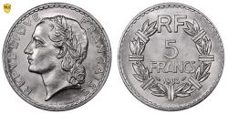 World Coins - Lavrillier 5 francs Lavrillier - 1933 nickel - PCGS MS 66