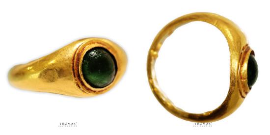 World Coins - Ancient roman ring Ancient roman gold ring - 2nd-3rd century A.D