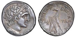 Ancient Coins - Egypt Kleopatra III - Egypt Ptolemy IX Soter II - Tetradrachm - Alexandria