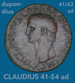 Ancient Coins - CLAUDIUS (41-54 AD) DUPONDIUS - reverse: CERES seated with corn-ears and torch - even brown patina - nice portrait - the coin feels good in hand - VF