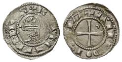 World Coins - Antioch Principality. Bohemond III (1163 – 1201). Denier (silver)